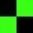 Green Fluor/Black
