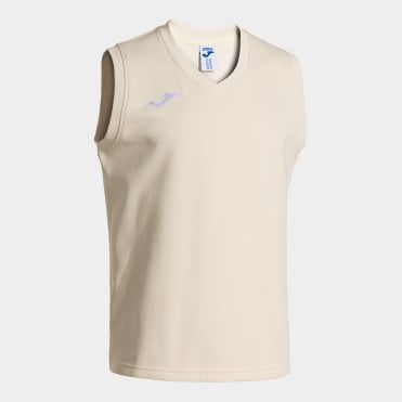 CRICKET SLEEVELESS JUMPER WHITE