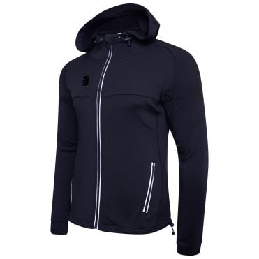 Dual Zipped Hoodie Navy