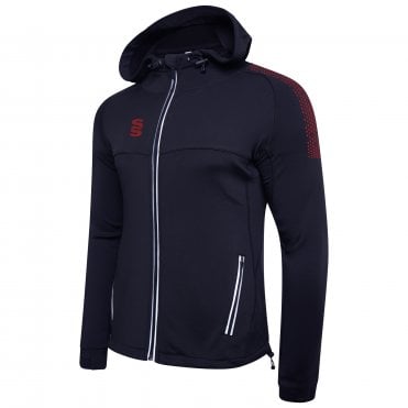 Dual Zipped Hoodie Navy