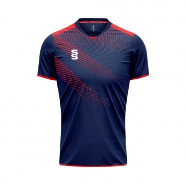 Slice Round Neck Short Sleeve Shirt