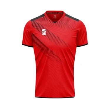Slice Round Neck Short Sleeve Shirt